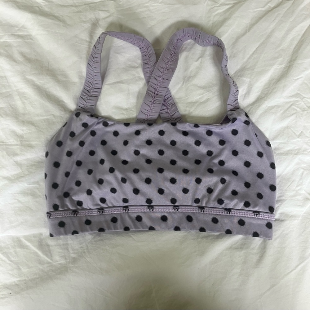 Lululemon vintage polka dot sports bra